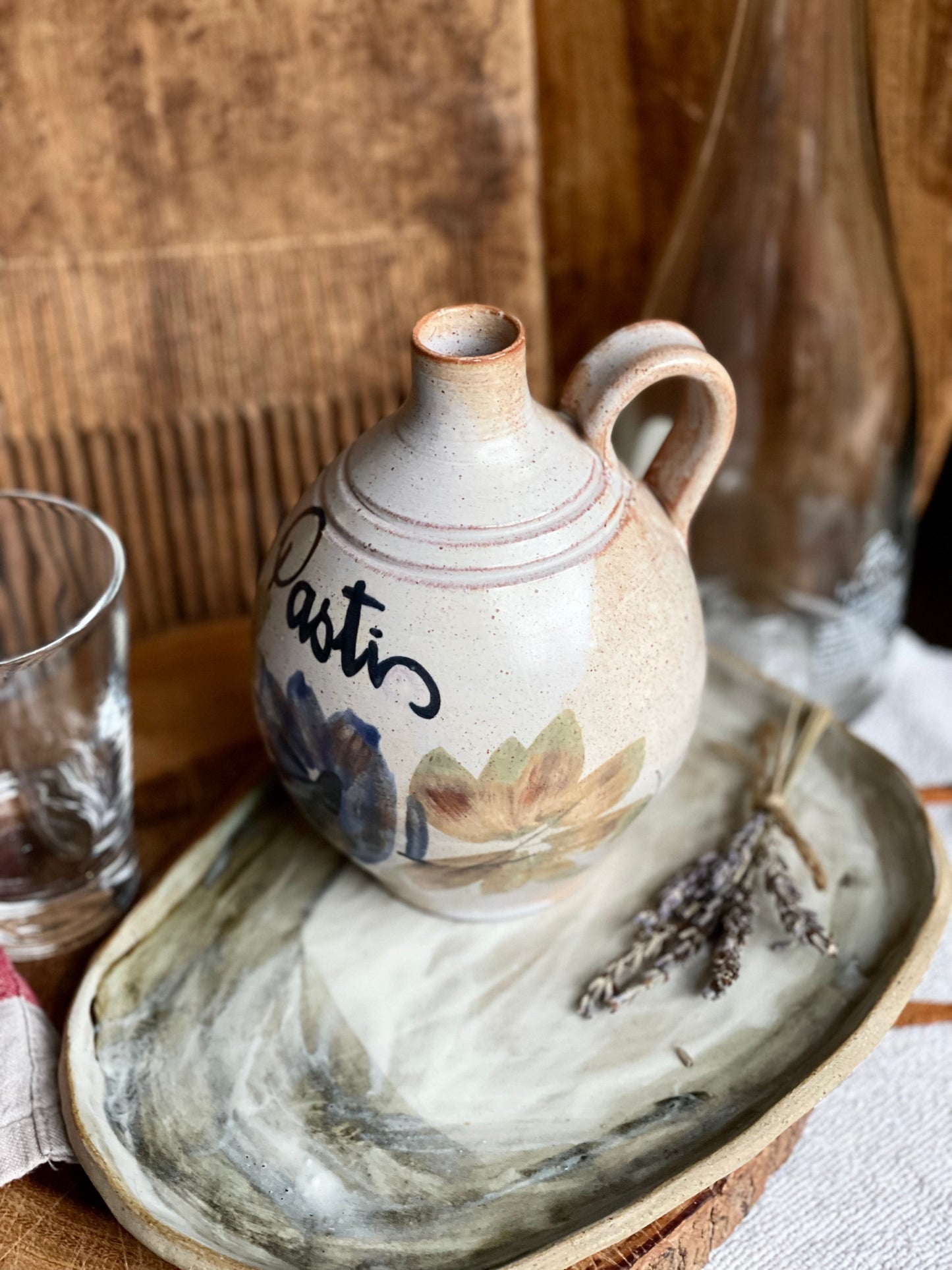 Vintage French Pastis Pitcher